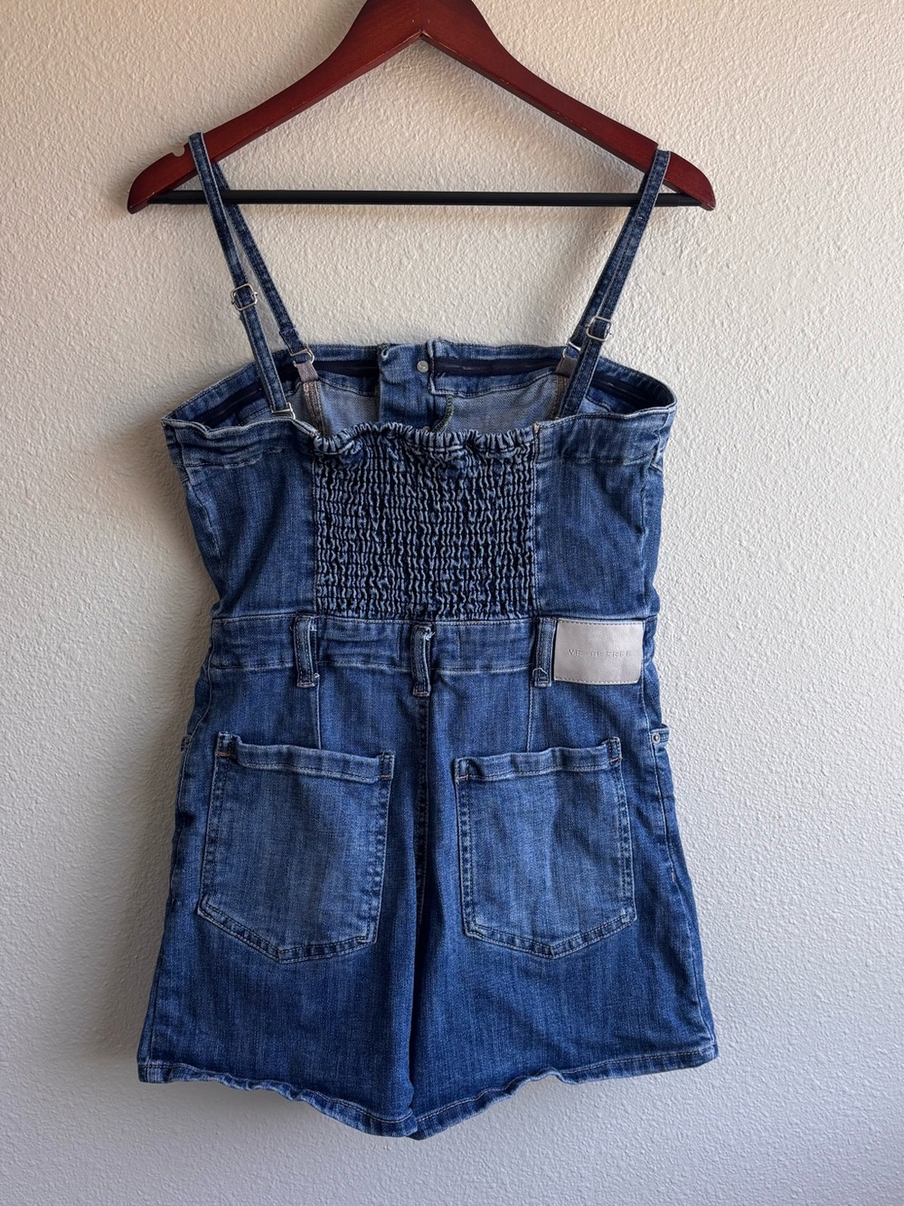 We The Free Dark Blue Denim Romper - Picture 4 of 10